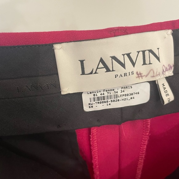 NEW Lanvin Trousers 36 US4 - Picture 4 of 5
